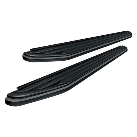 BROADFEET MOTORSPORTS EQUIPMENT Black EZ R11 Running Boards for 2007 to 2013 Acura MDX SBAC-112-73-B